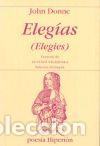 Libros: Eleg&iacute;as. (Elegies). - Donne, John - Foto 1