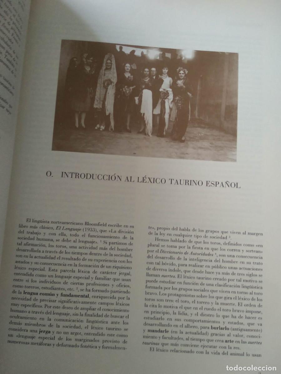 Libros: L&Eacute;XICO ESPA&Ntilde;OL DE LOS TOROS - JOS&Eacute; CARLOS DE TORRES - Foto 5