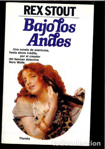 Libros: BAJO LOS ANDES - Stout,Rex - Foto 1