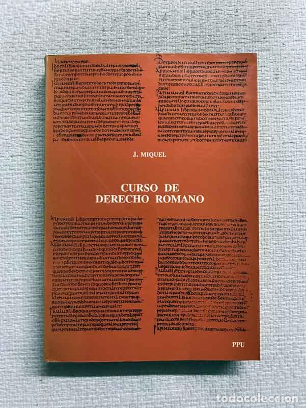 Libros: Curso de derecho romano - J. Miquel - Foto 1