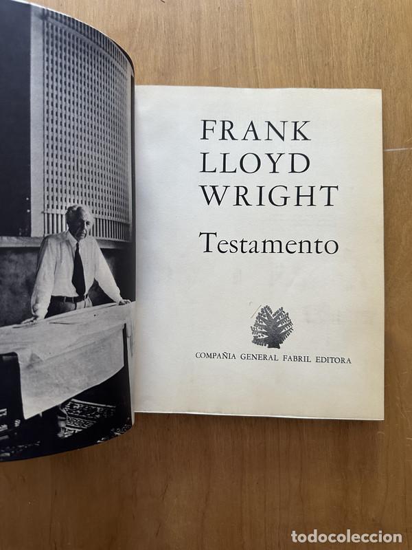Libros: Testamento - Lloyd Wright, Frank - Foto 1