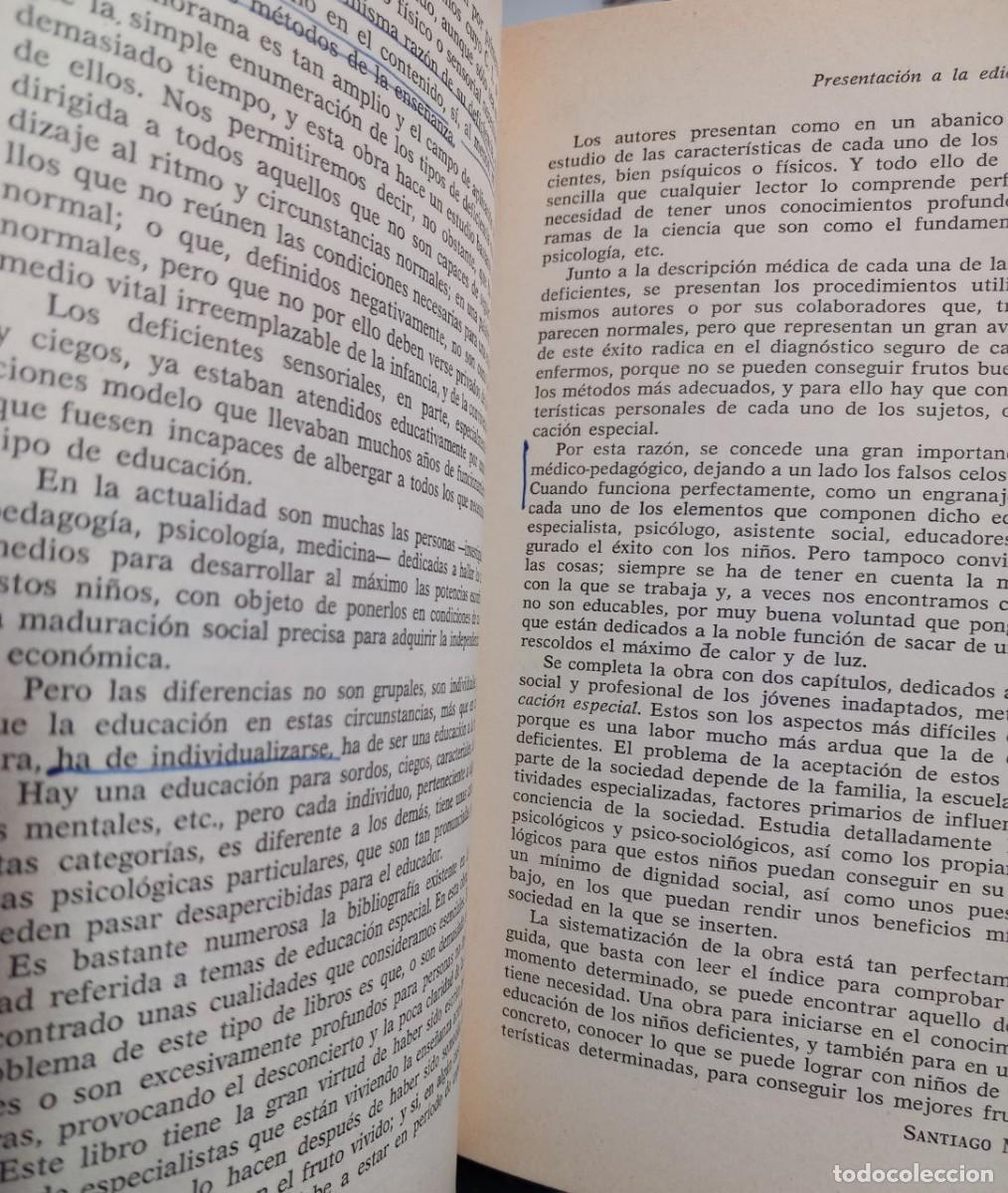 Libros: La educaci&oacute;n de ni&ntilde;os deficientes. - PETIT, Jean: - Foto 10