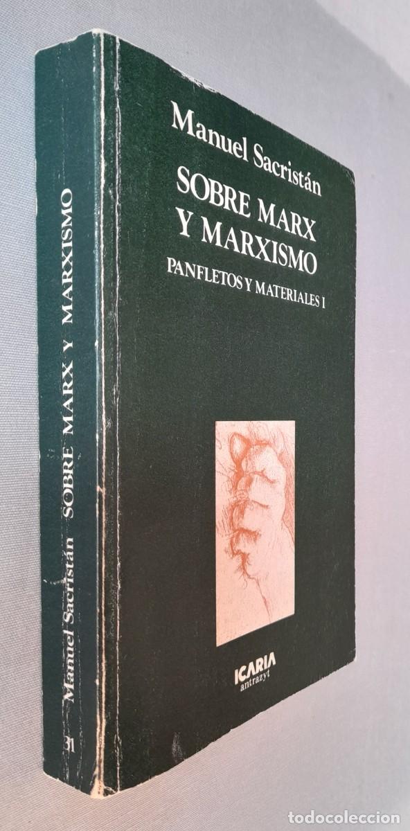 Libros: Sobre Marx y el marxismo. Manuel Sacrist&aacute;n - Foto 3