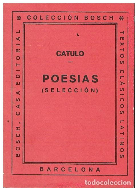 Libros: Poesias (selecci&oacute;n) - Catulo - Foto 1