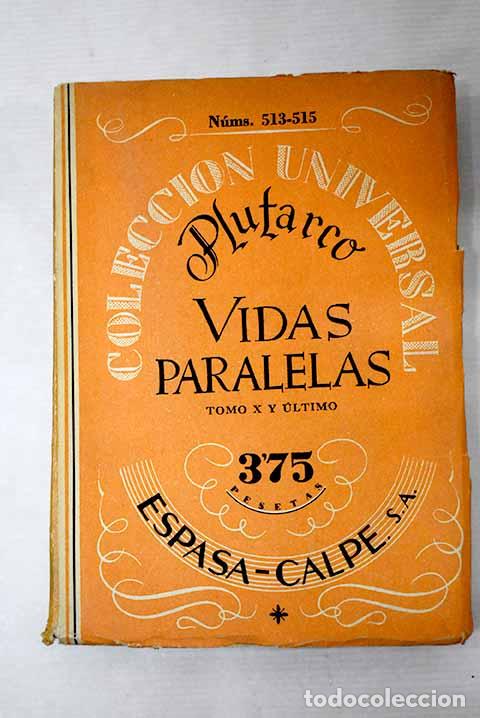 Libros: Vidas paralelas, tomo X.- Plutarco - Foto 1