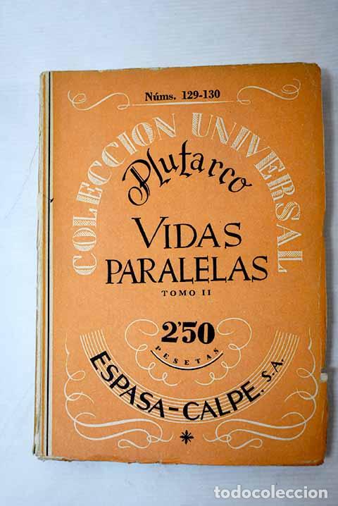 Libros: Vidas paralelas, tomo II.- Plutarco - Foto 1