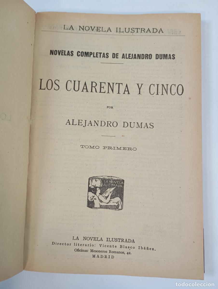 Libros: LOS CUARENTA Y CINCO. LA NOVELA ILUSTRADA. - ALEJANDRO DUMAS. TDK675 - Foto 2