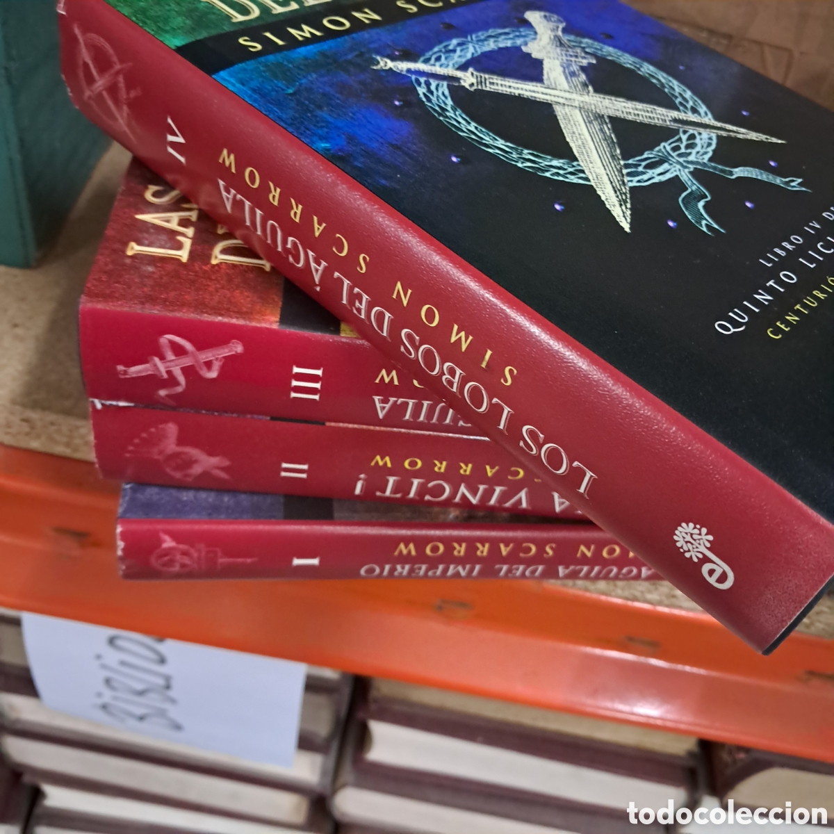 Libros: Simon Scarrow, Ls Garras del &aacute;guila EDHASA, 4 tomos - Foto 2