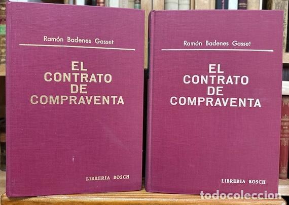 Libros: EL CONTRATO DE COMPRAVENTA - BADENES GASSET, Ram&oacute;n - Foto 1