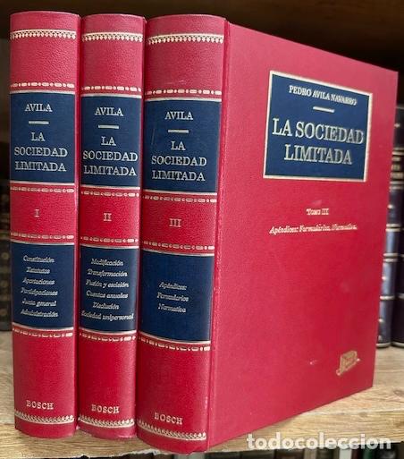 Libros: LA SOCIEDAD LIMITADA - AVILA NAVARRO, Pedro - Foto 1