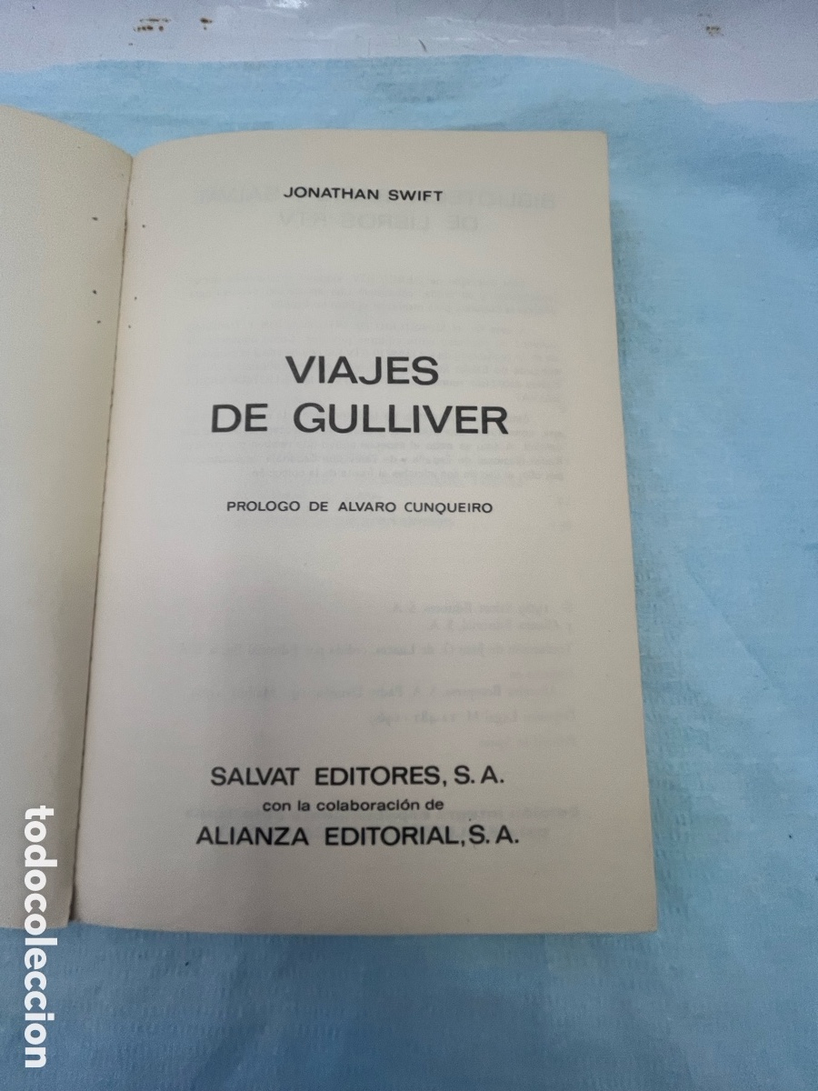 Libros: VIAJES DE GULLIVER - Jonathan Swift - LIBRO RTV 12 - Foto 2