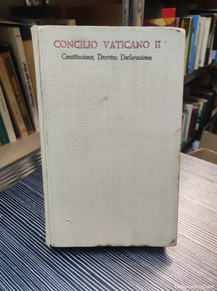 Libros: LIBRO RELIGIOSO - CONCILIO VATICANO II - CONSTITUCIONES DECRETOS. DECLARACIONES - Foto 1