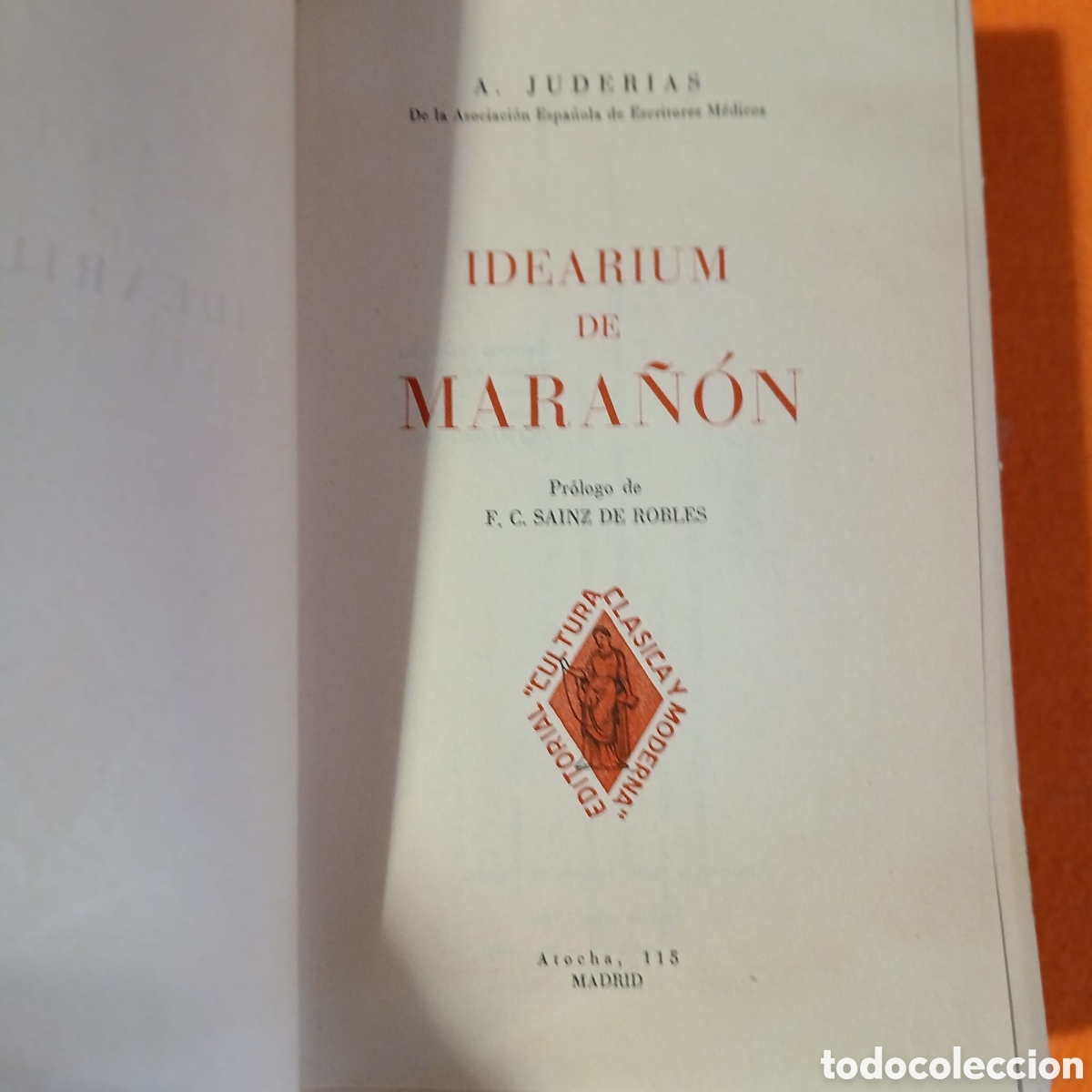 Libros: Idearium de Mara&ntilde;on...... - Foto 2