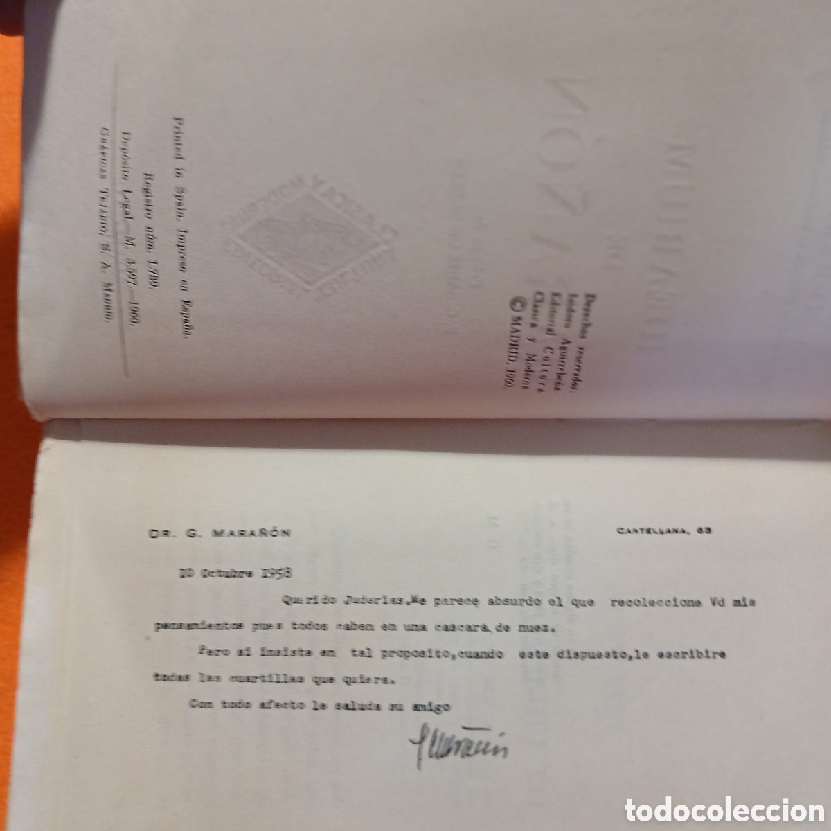 Libros: Idearium de Mara&ntilde;on...... - Foto 3