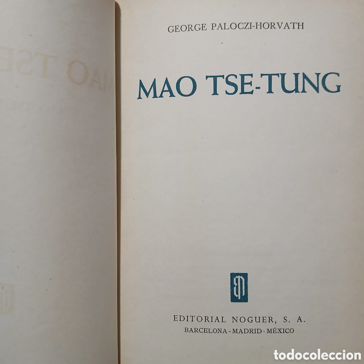 Libros: Mao Tse-tung 1a,ed.1963 - Foto 2