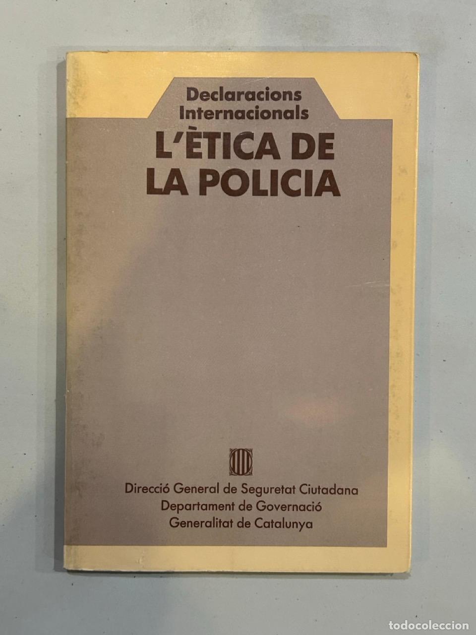 Livros em segunda m&atilde;o: L'&egrave;tica de la policia