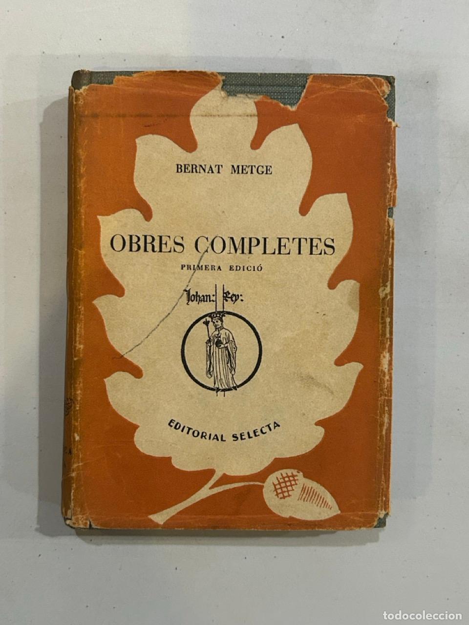 Libros: Bernat Metge - Obres completes - Foto 1