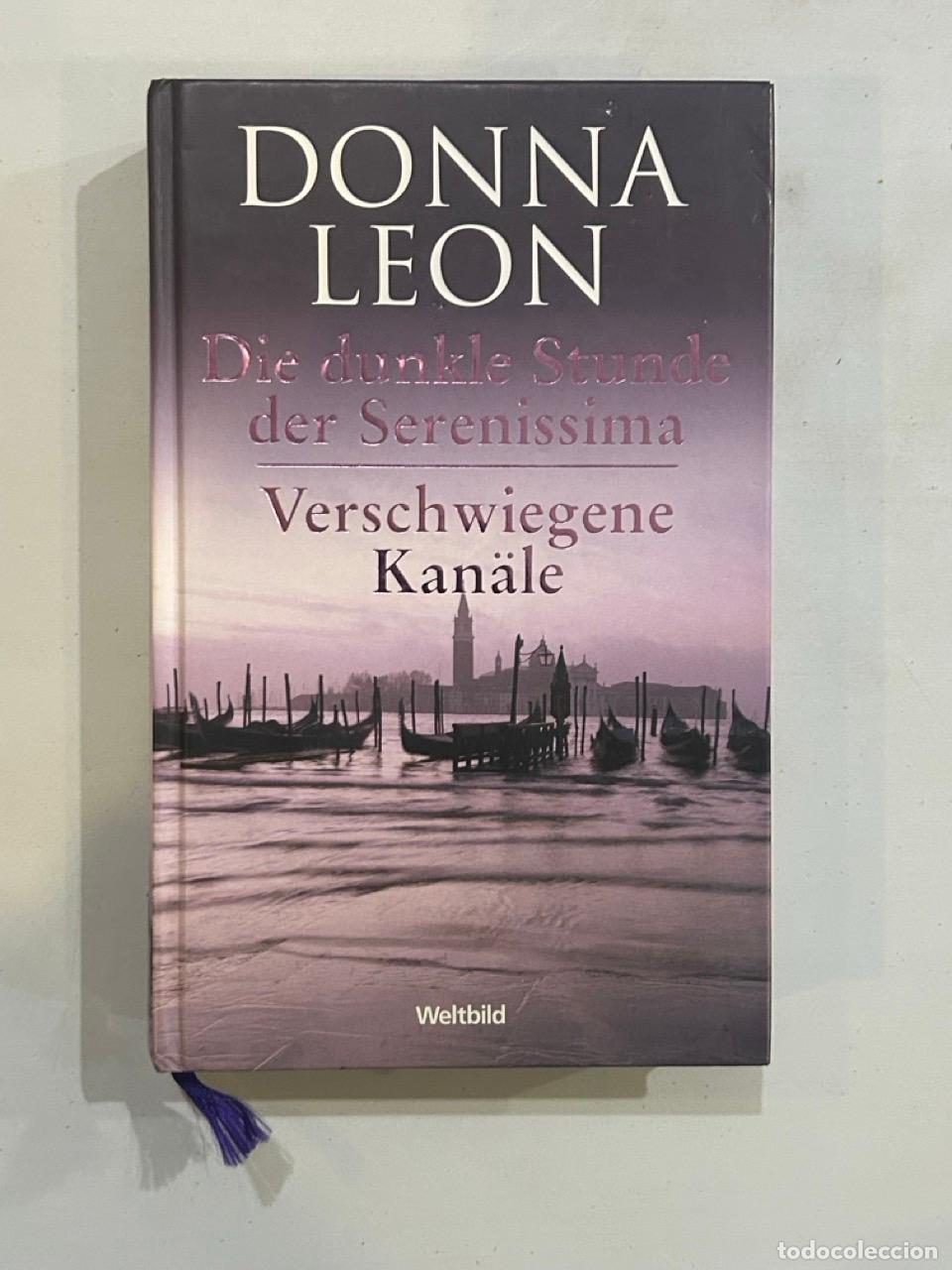 Libros: Donna Leon - Die dunkle Stunde der Serenissima / Verschwiegene Kan&auml;le - Foto 1