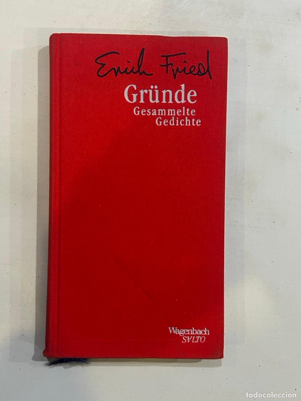 Libros: Erich Fried - Gr&uuml;nde Gesammelte Gedichte - Foto 1