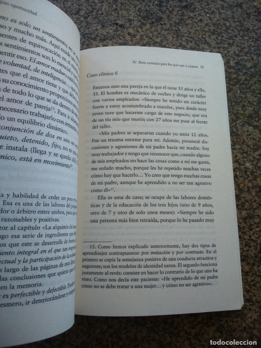 Libros: EL AMOR : LA GRAN OPURTUNIDAD -- ENRIQUE ROJAS -- - Foto 3