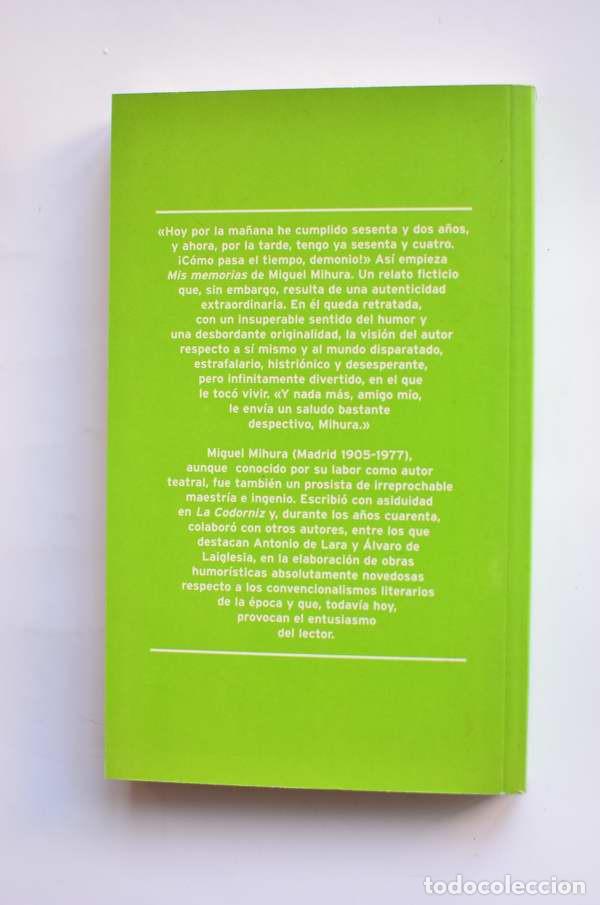 Libros: Mis memorias - MIHURA, Miguel - Foto 3
