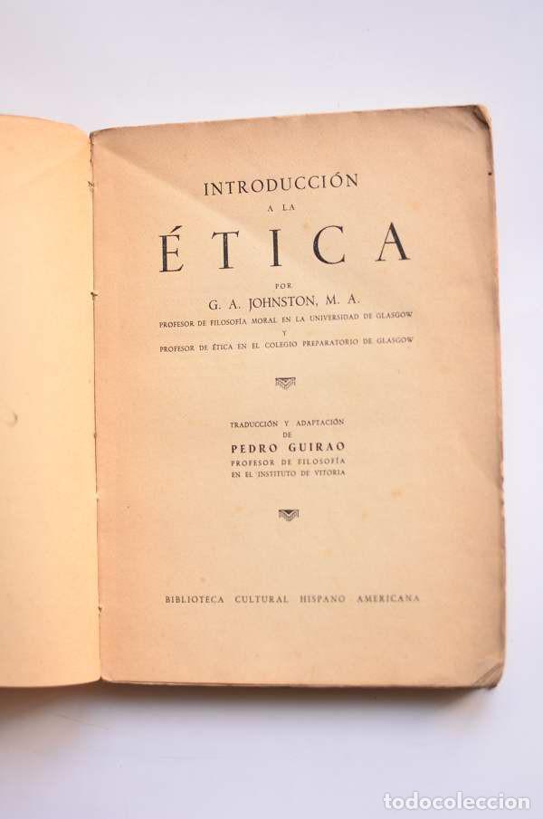 Libros: Introducci&oacute;n a la &eacute;tica - HIBSTIBM N, A. - Foto 2