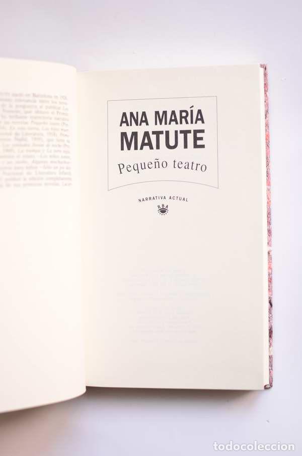 Libros: Peque&ntilde;o teatro - MATUTE, Ana Mar&iacute;a - Foto 2