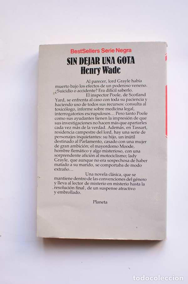 Libros: Sin dejar una gota - WADE, Henry - Foto 3