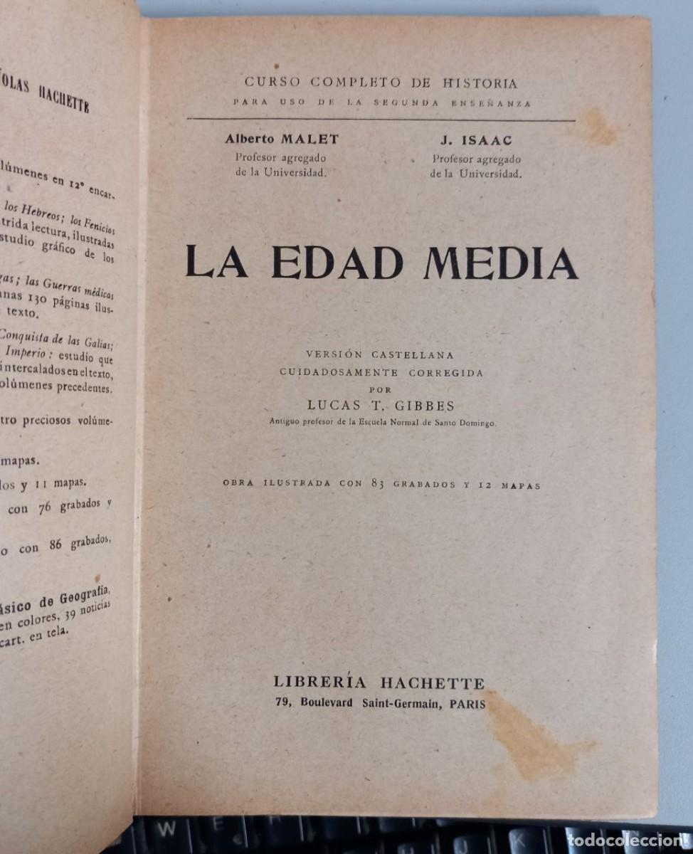 Libros: La Edad Media. - MALET, Alberto; ISAAC, J.: - Foto 8