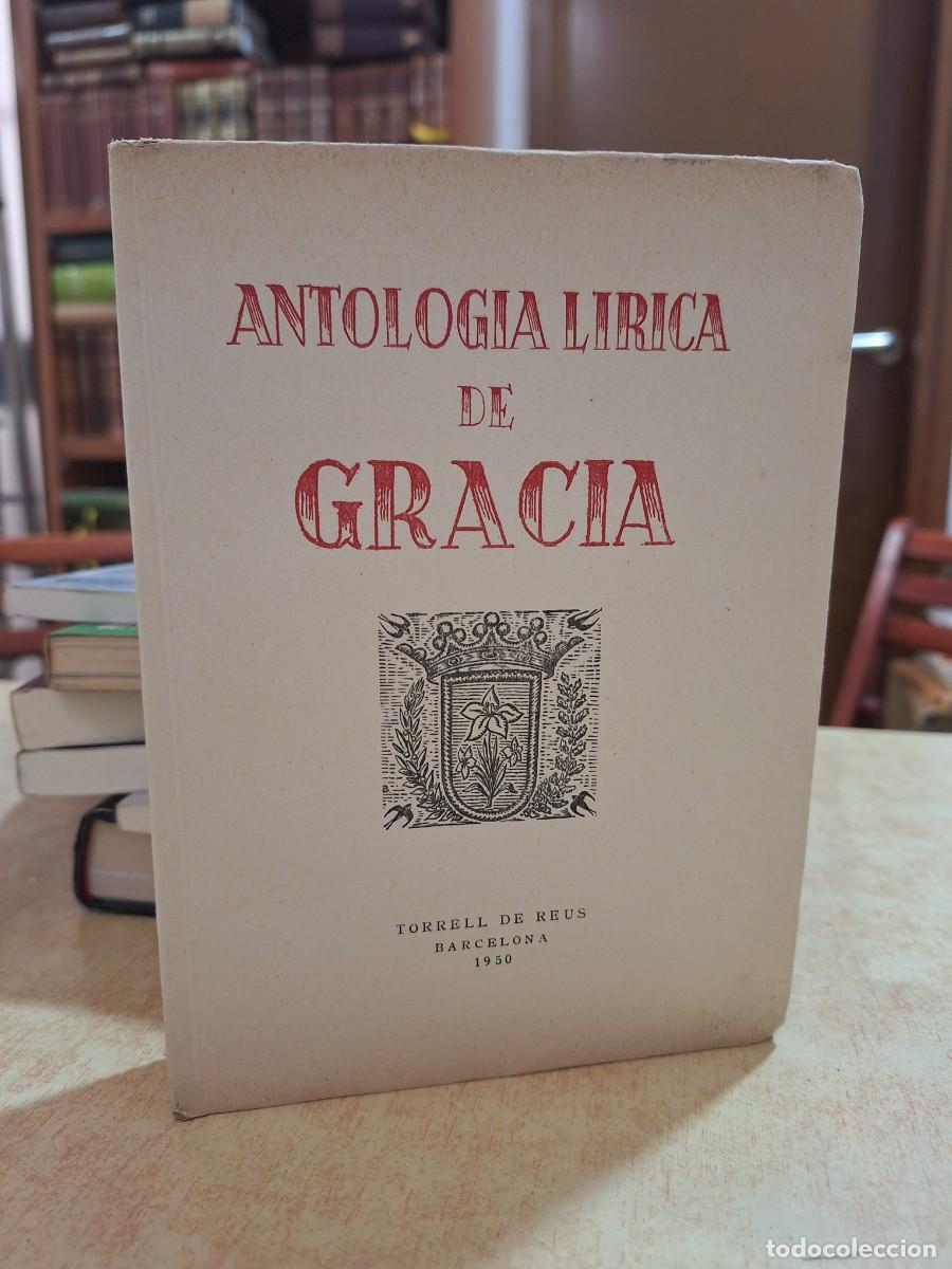 Libri di seconda mano: ANTOLOGIA LIRICA DE GRACIA.