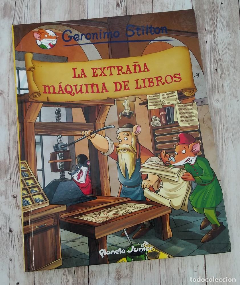 Libros: La extra&ntilde;a m&aacute;quina de libros - Geronimo Stilton - Foto 1