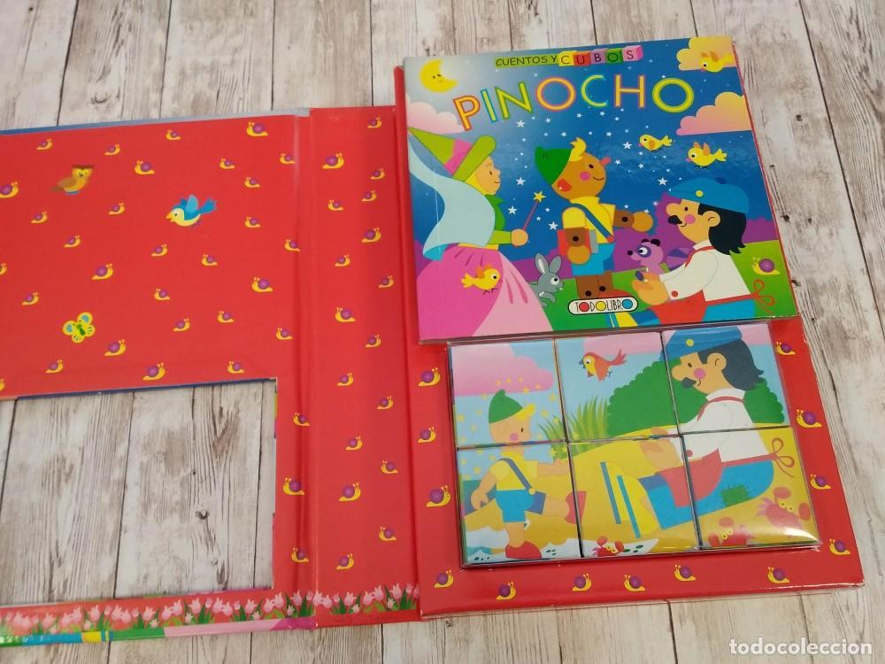 Libros: Cuentos y cubos Pinocho (libro con puzzle de cubos) - vvaa - Foto 2