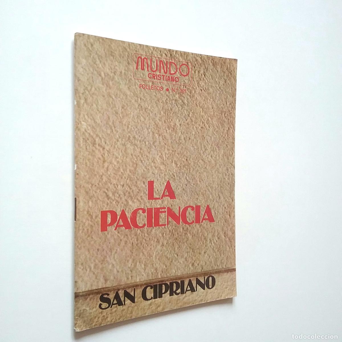 Libros: San Cipriano - Tratado de los bienes de La paciencia - Foto 1