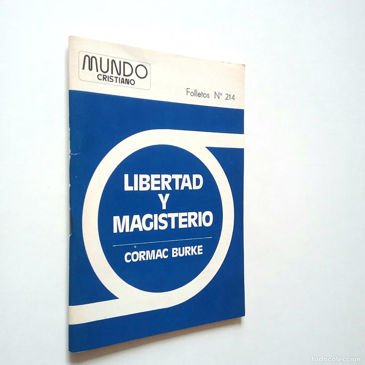 Libros: Cormac Burke - Libertad y magisterio - Foto 1