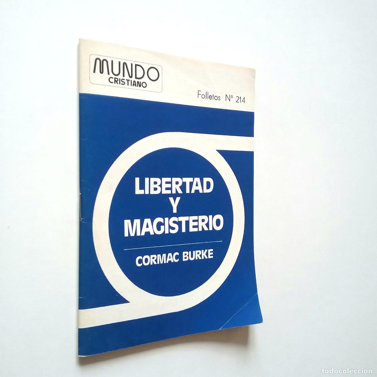 Libros: Cormac Burke - Libertad y magisterio - Foto 1
