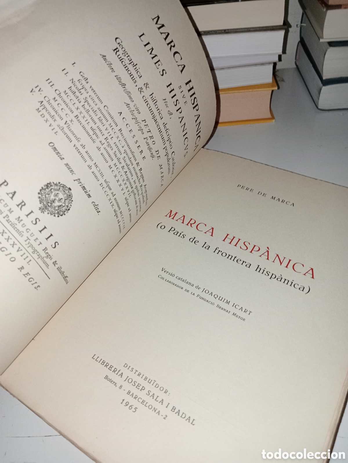 Libros: Marca hisp&aacute;nica. Pere de Marca - Foto 8