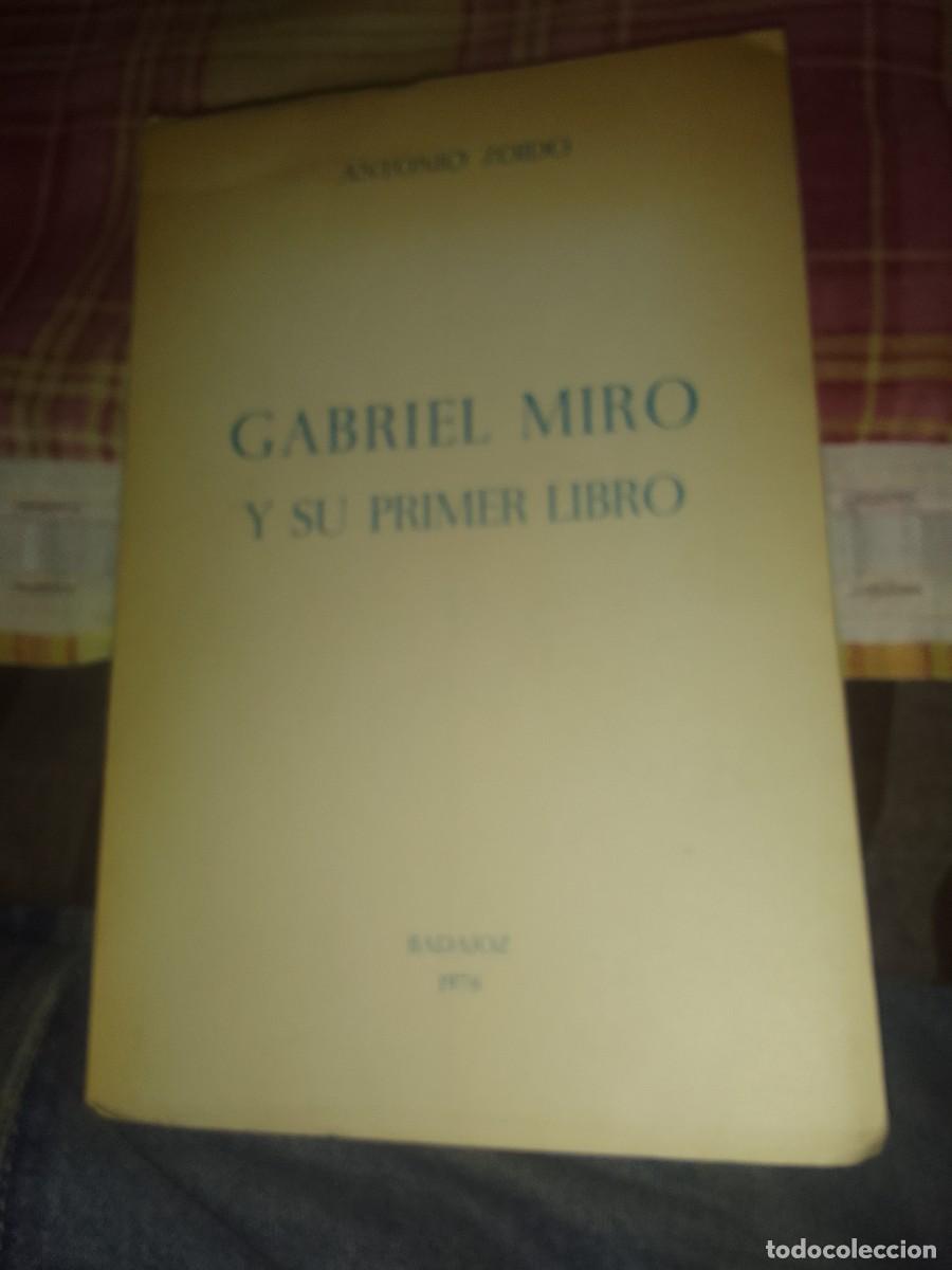Libros: Gabriel Mir&oacute; y su primer libro - ZOIDO D&Iacute;AZ, Antonio - Foto 1