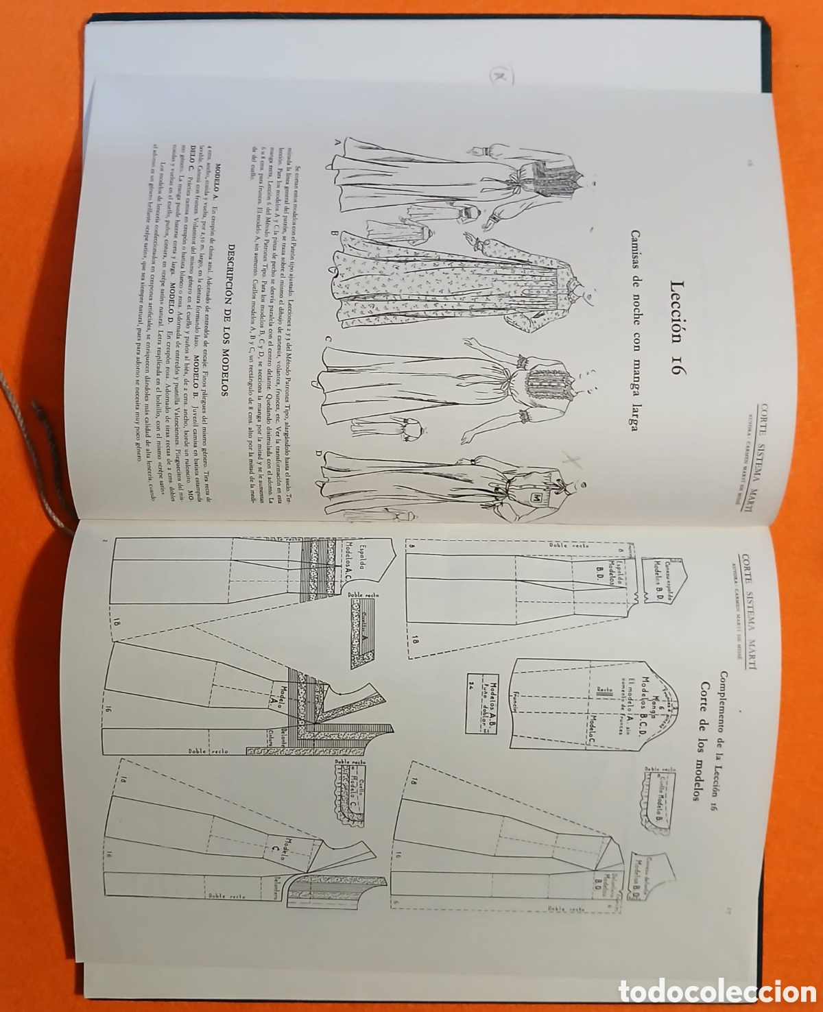 Libros: Corte Sistema Marti, lenceria 1977 - Foto 6