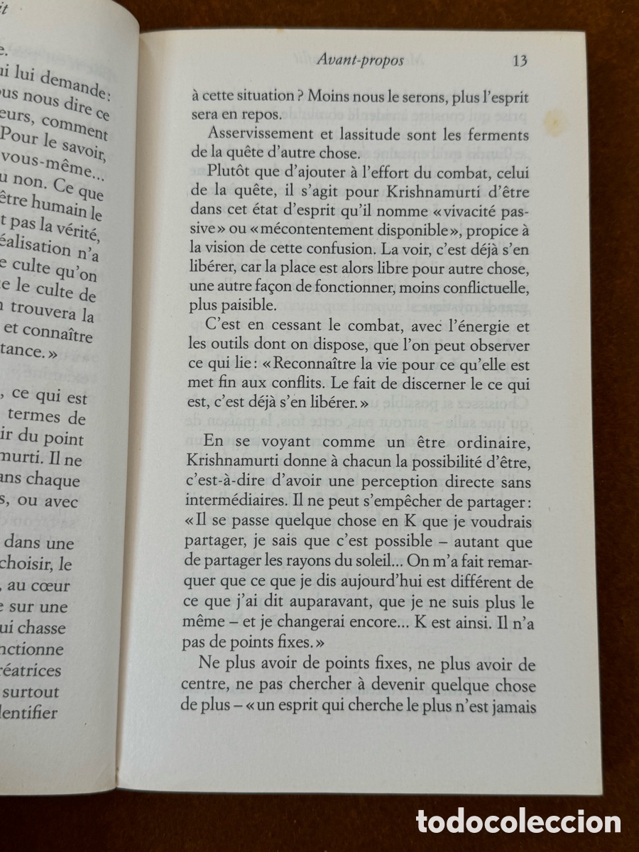 Libros: KRISHNAMURTI ,METTRE FIN AU CONFLIT - Foto 7