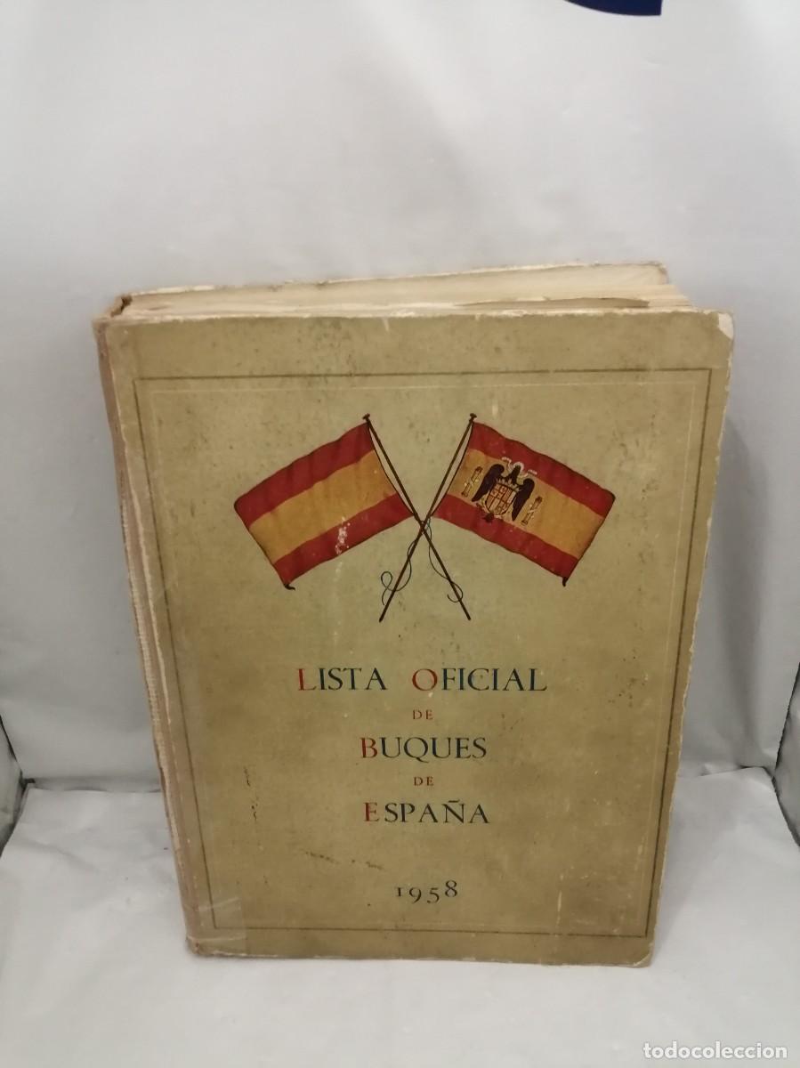 Libros: Lista Oficial de Buques de Espa&ntilde;a 1958