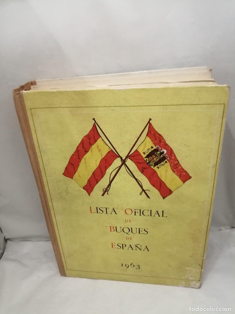 Libros: Lista Oficial de Buques de Espa&ntilde;a 1963