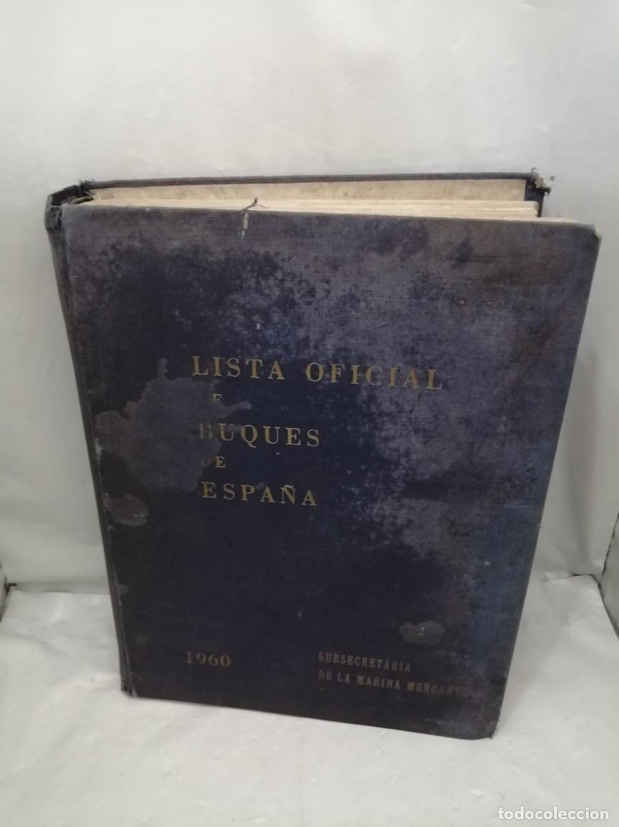 Libros: Lista Oficial de Buques de Espa&ntilde;a 1960