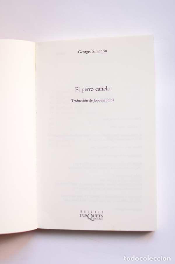 Libros: El perro canelo - SIMENON, Georges - Foto 2