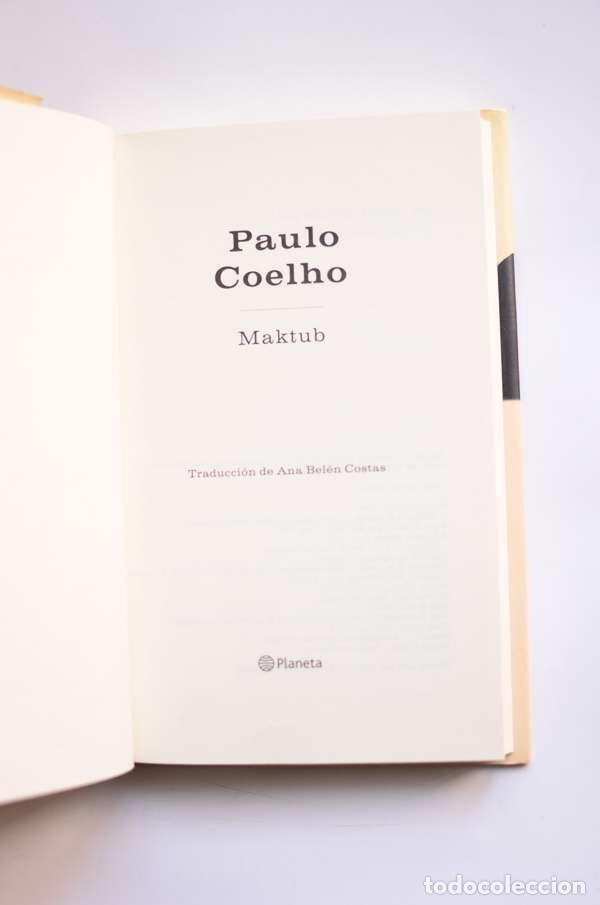 Libros: Maktub - COELHO, Paulo - Foto 3