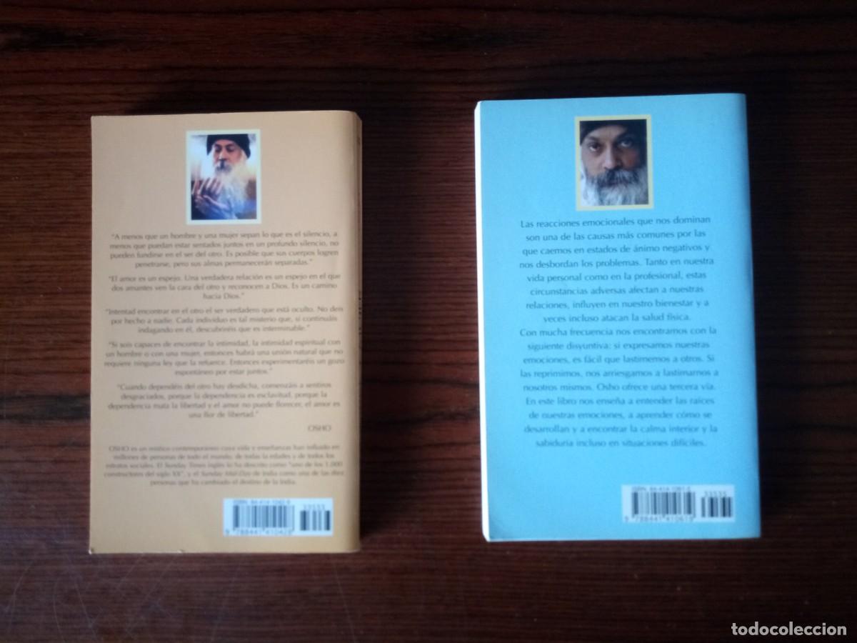 Libros: 2 libros- &rdquo;Hombre y mujer&rdquo; & &rdquo;Emociones&rdquo;, Osho - Foto 2