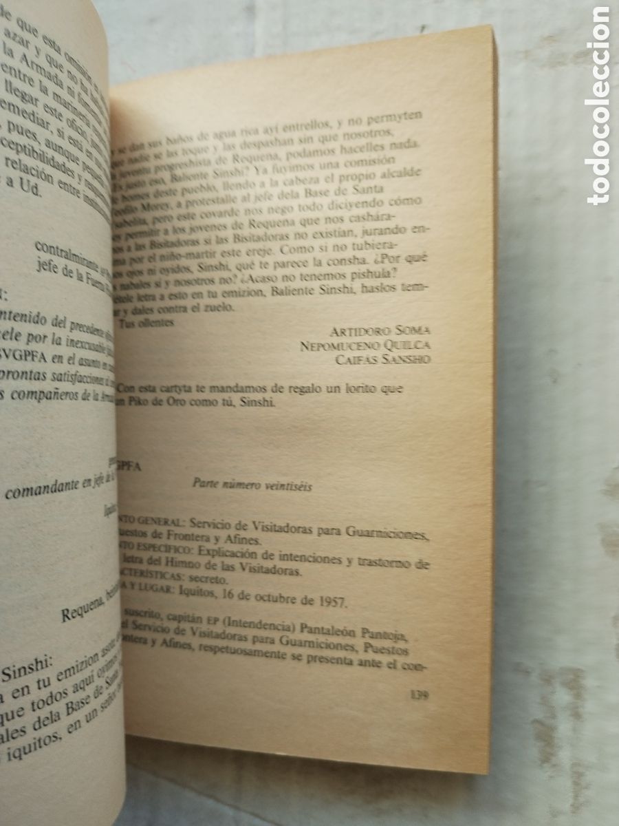 Libros: PANTALE&Oacute;N Y LAS VISITADORAS/MARIO VARGAS LLOSA - Foto 3