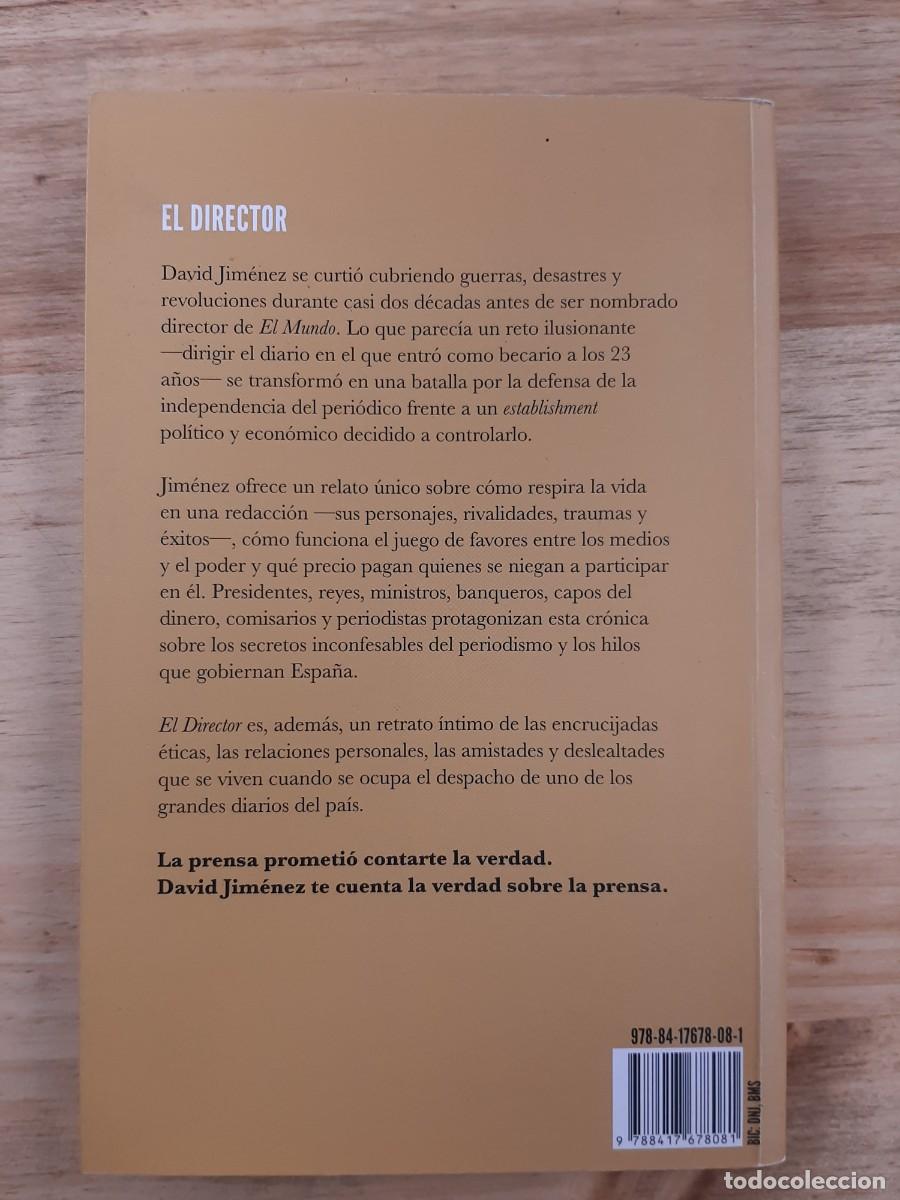 Libros: El director - David Jim&eacute;nez - Libros del K.O. - 2019 - Foto 3