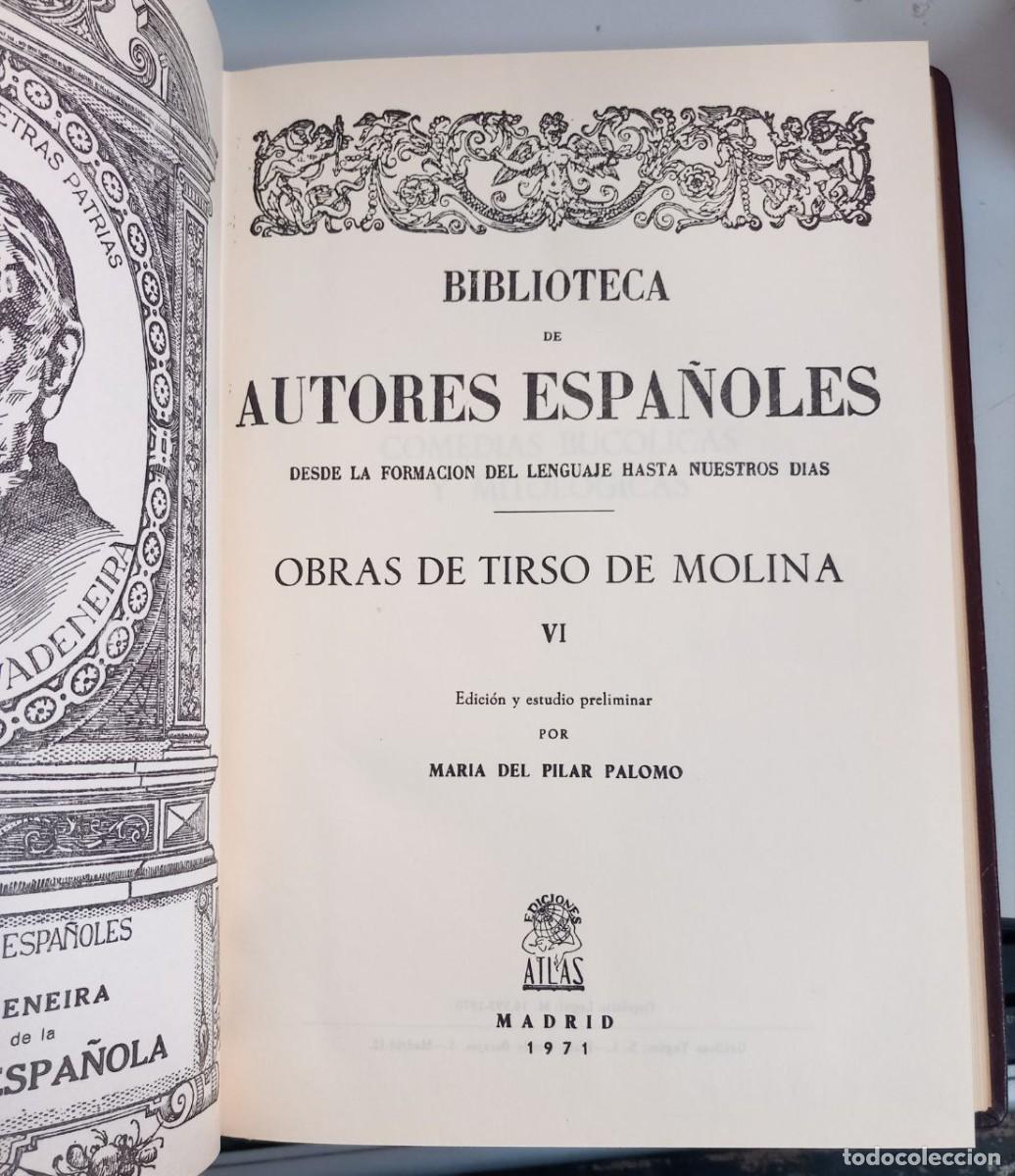 Libros: Obras de Tirso de Molina. VI - TIRSO DE MOLINA - Foto 3