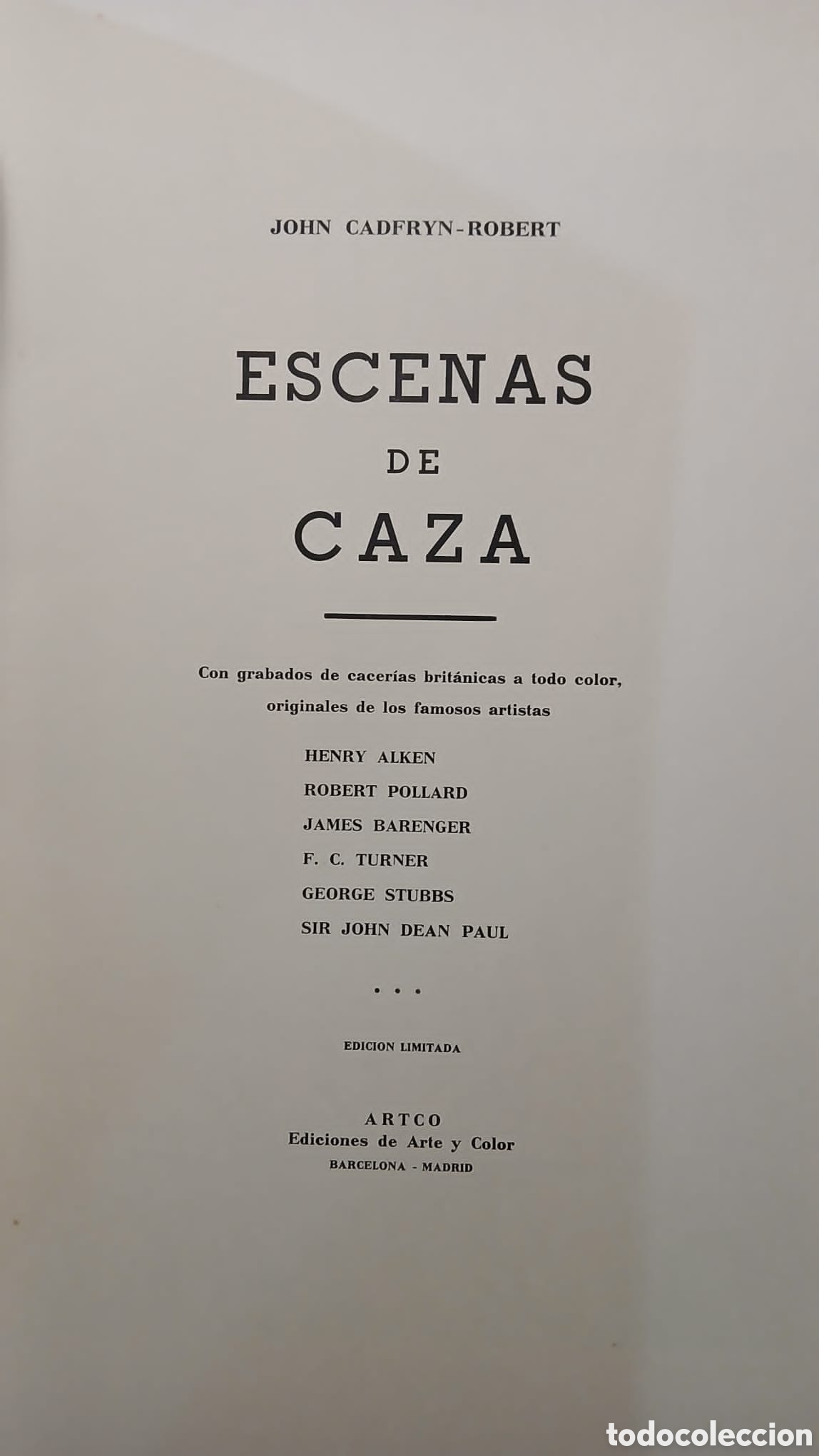 Libros: Escenas de Caza J.Candfryn-Roberts - Foto 2