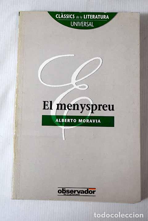 Libros: El menyspreu: Moravia, Alberto.- Moravia, Alberto - Foto 1
